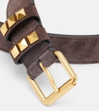 Valentino Garavani Flaneuse Rockstud suede belt