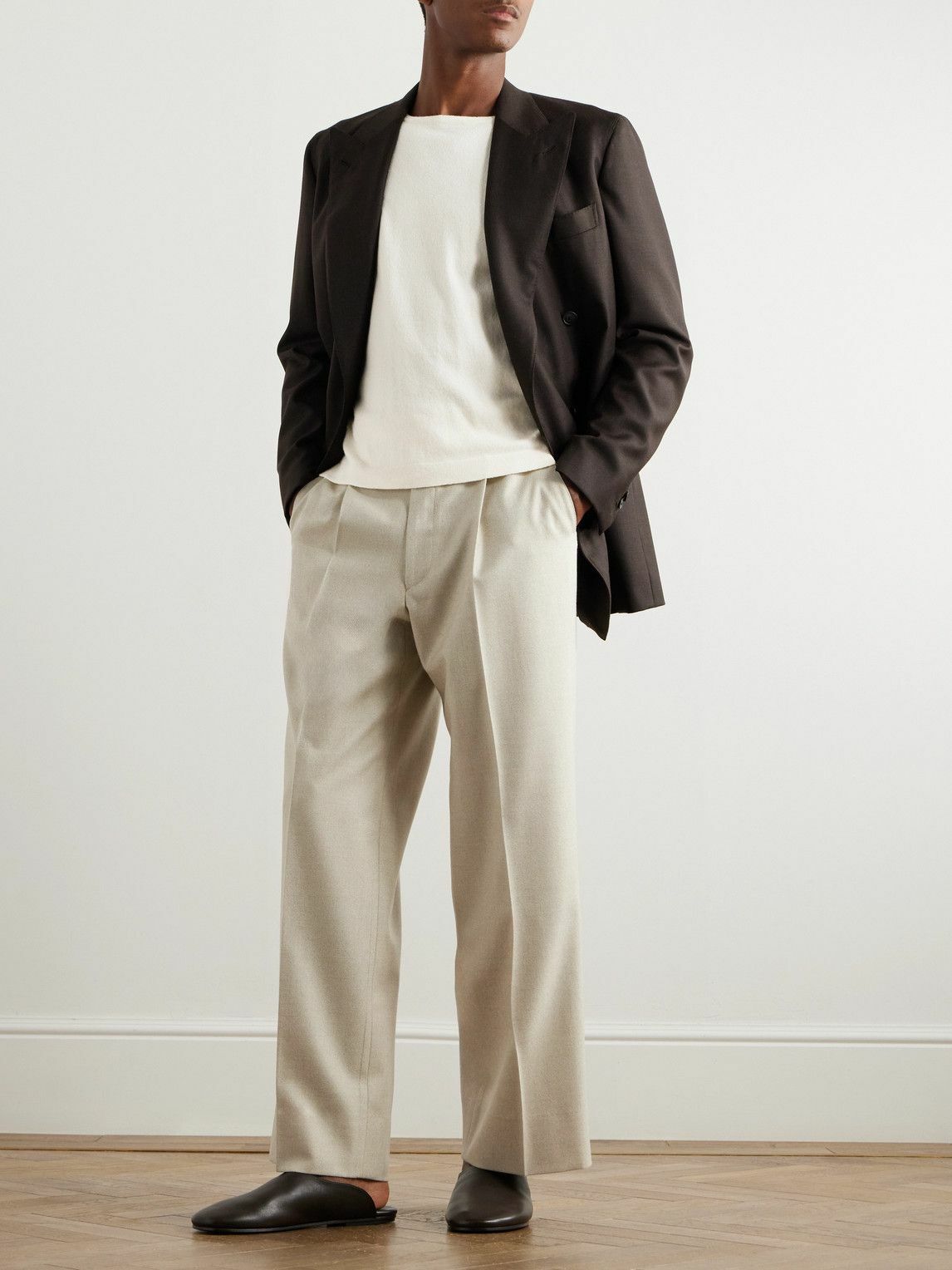 Stòffa - Cashmere T-Shirt - Neutrals