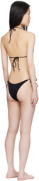 Bond-Eye Black Ingrid Triangle & Vista Brief Bikini