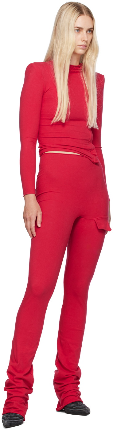GREG ROSS SSENSE Exclusive Red Zip Top