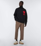 Ami Paris Ami de Cœur virgin wool turtleneck sweater