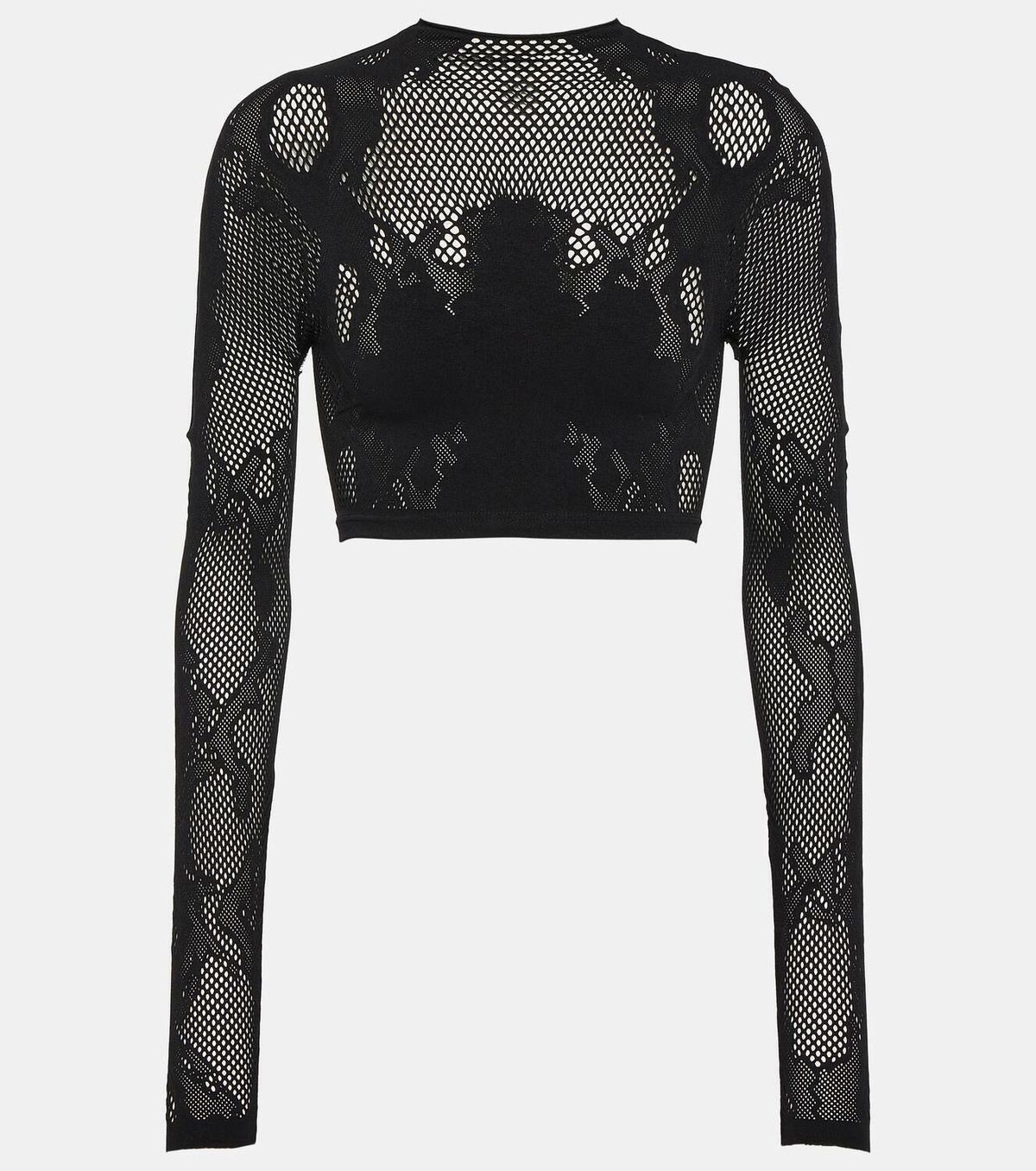 Dion Lee Cobra lace crop top