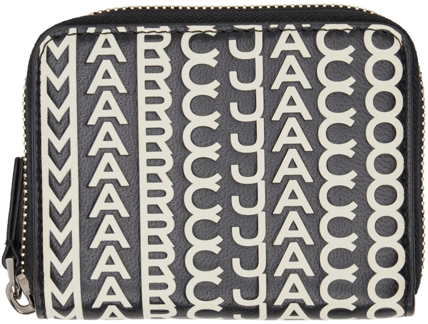 Marc Jacobs Women's The Monogram Top Zip Wristlet Beige Multi