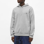 A.P.C. Men's Item Logo Hoody in Heather Light Grey