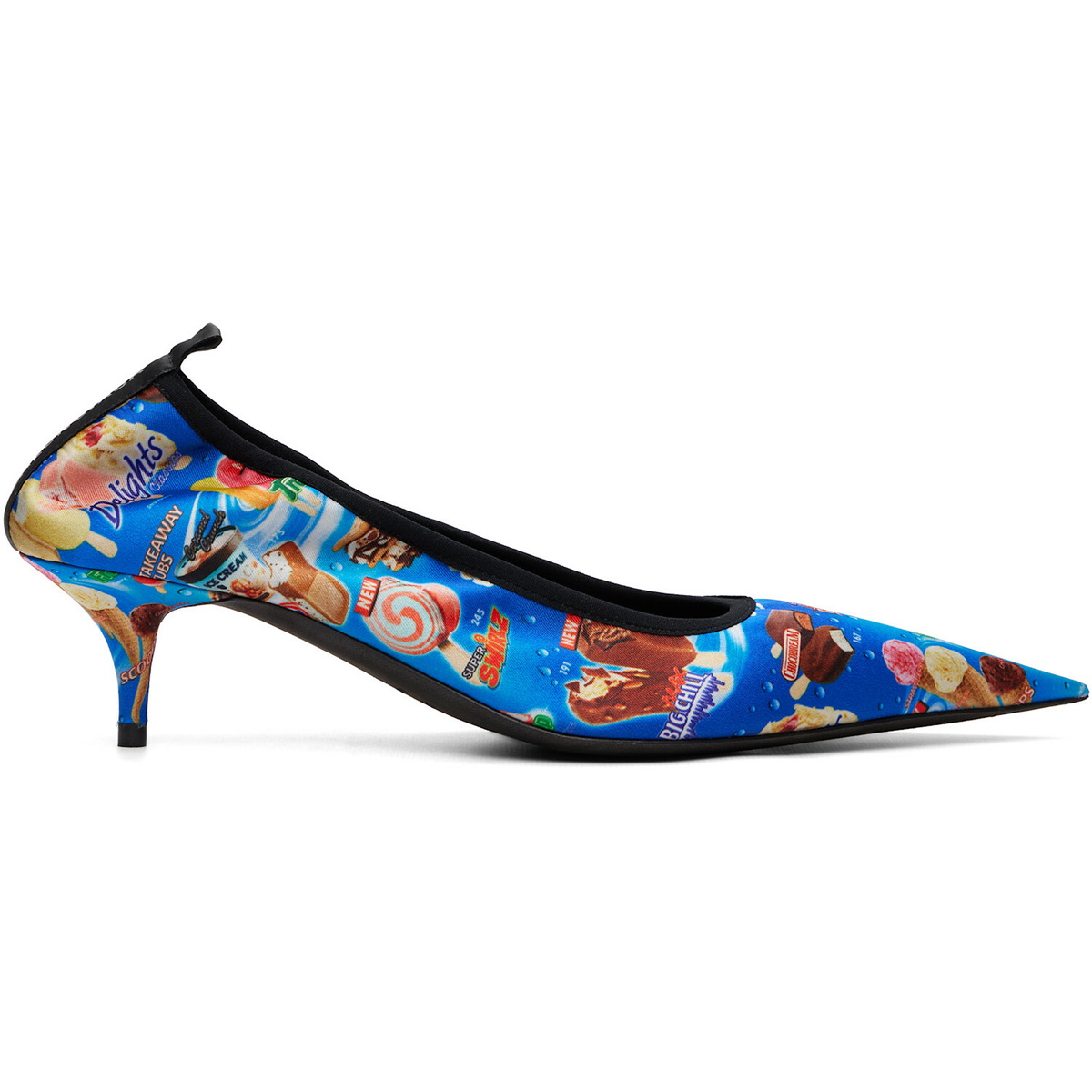 Balenciaga Blue Avenue Scrunchie Heels
