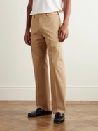 Paul Smith - Straight-Leg Cotton-Blend Twill Trousers - Brown