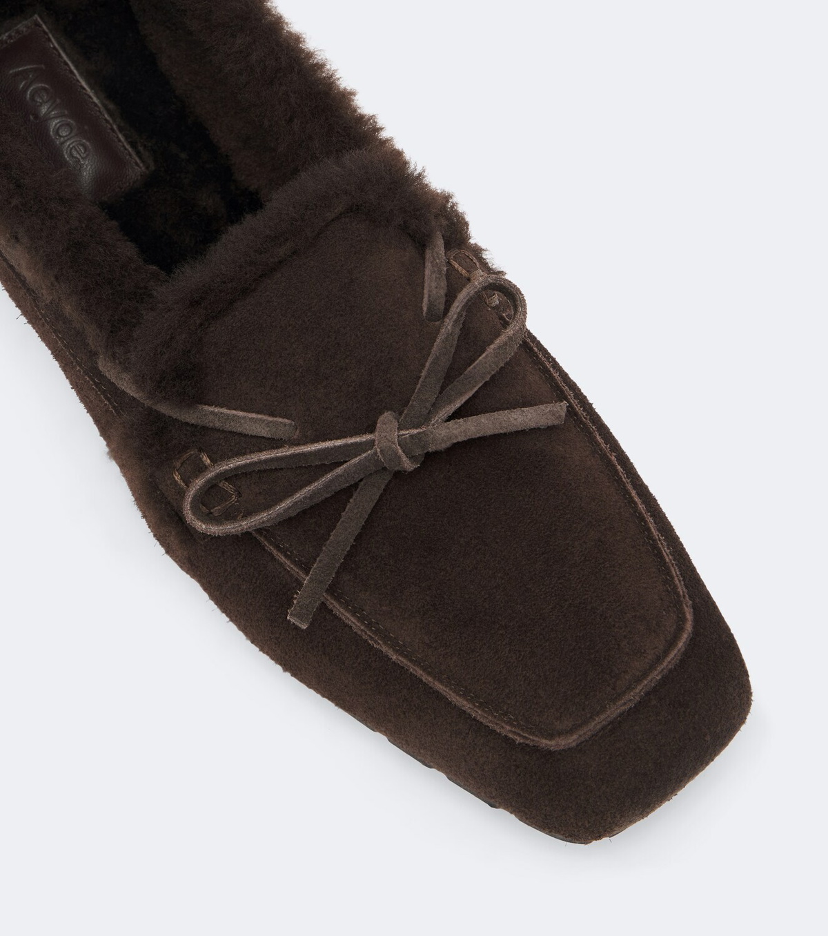 Aeyde Jasper shearling-lined suede boat shoes