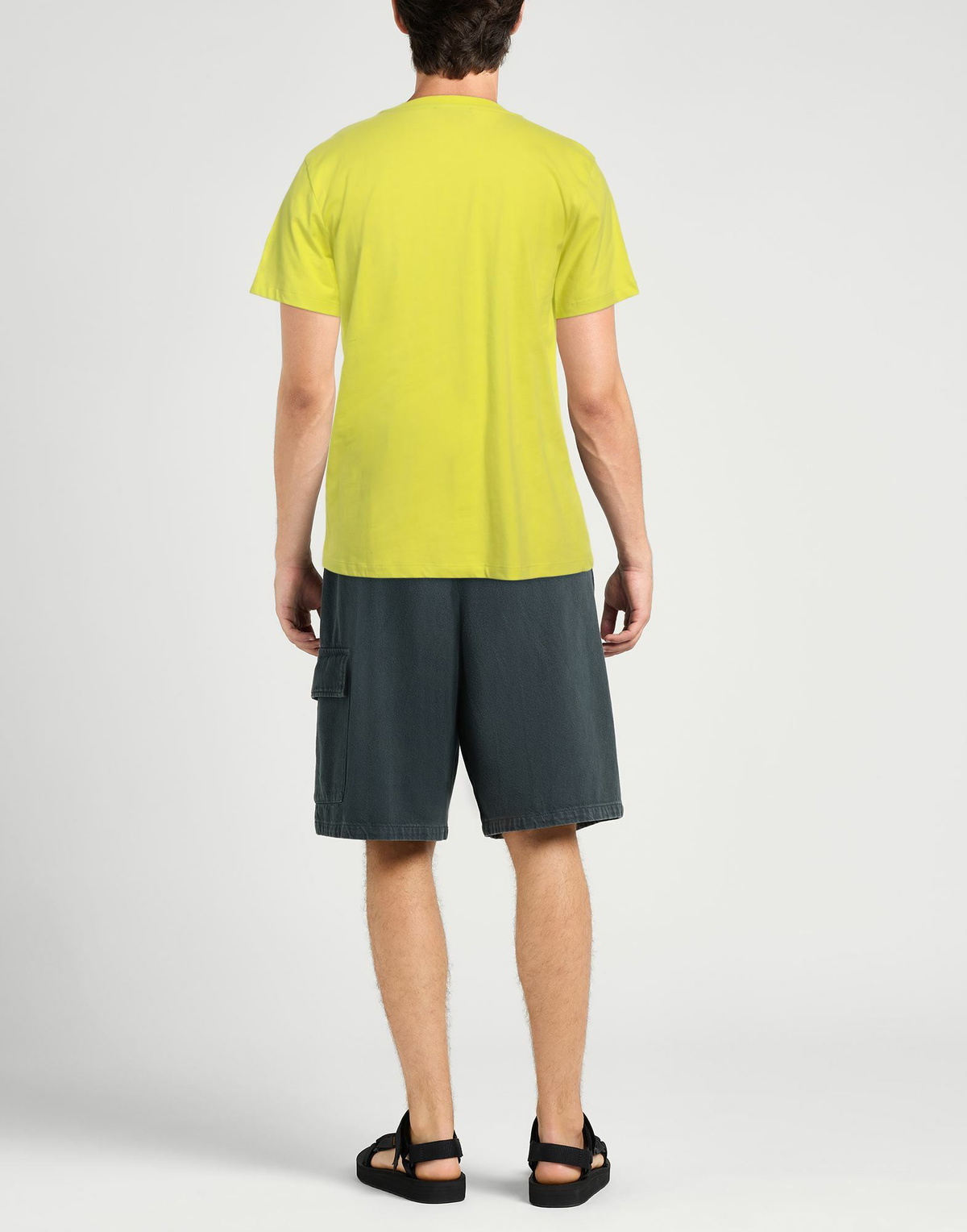 Dondup Mens T-shirt Lime in Green