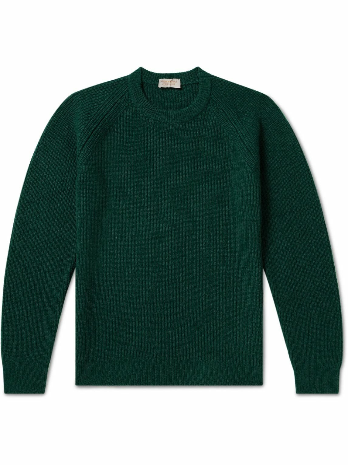 John Smedley - Upson Ribbed Merino Wool and Recycled Cashmere-Blend ...