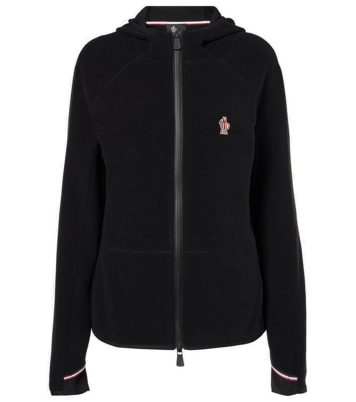 Photo: Moncler Grenoble Logo fleece hoodie