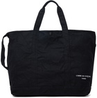 Comme des Garçons Homme Black Embroidered Tote