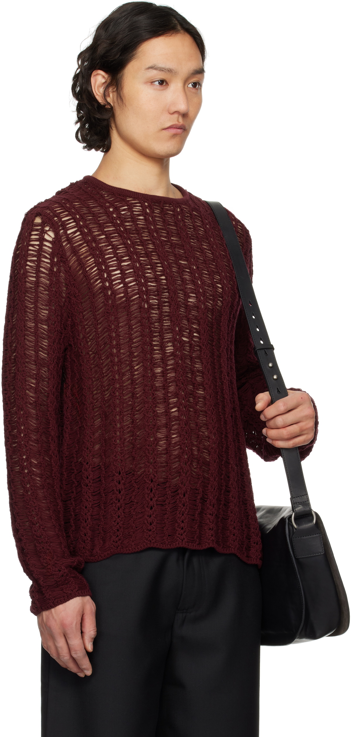 Séfr Burgundy Yorgos Sweater