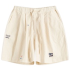 Story mfg. Women's Bridge Shorts in Ecru Interrupted