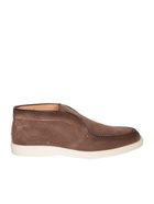 Santoni Detroit Brown Loafer