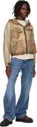 South2 West8 Orange & Beige Bush Trek Jacket
