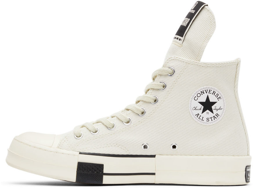 Rick Owens DRKSHDW Off-White Converse Edition Drkstar Hi Sneakers