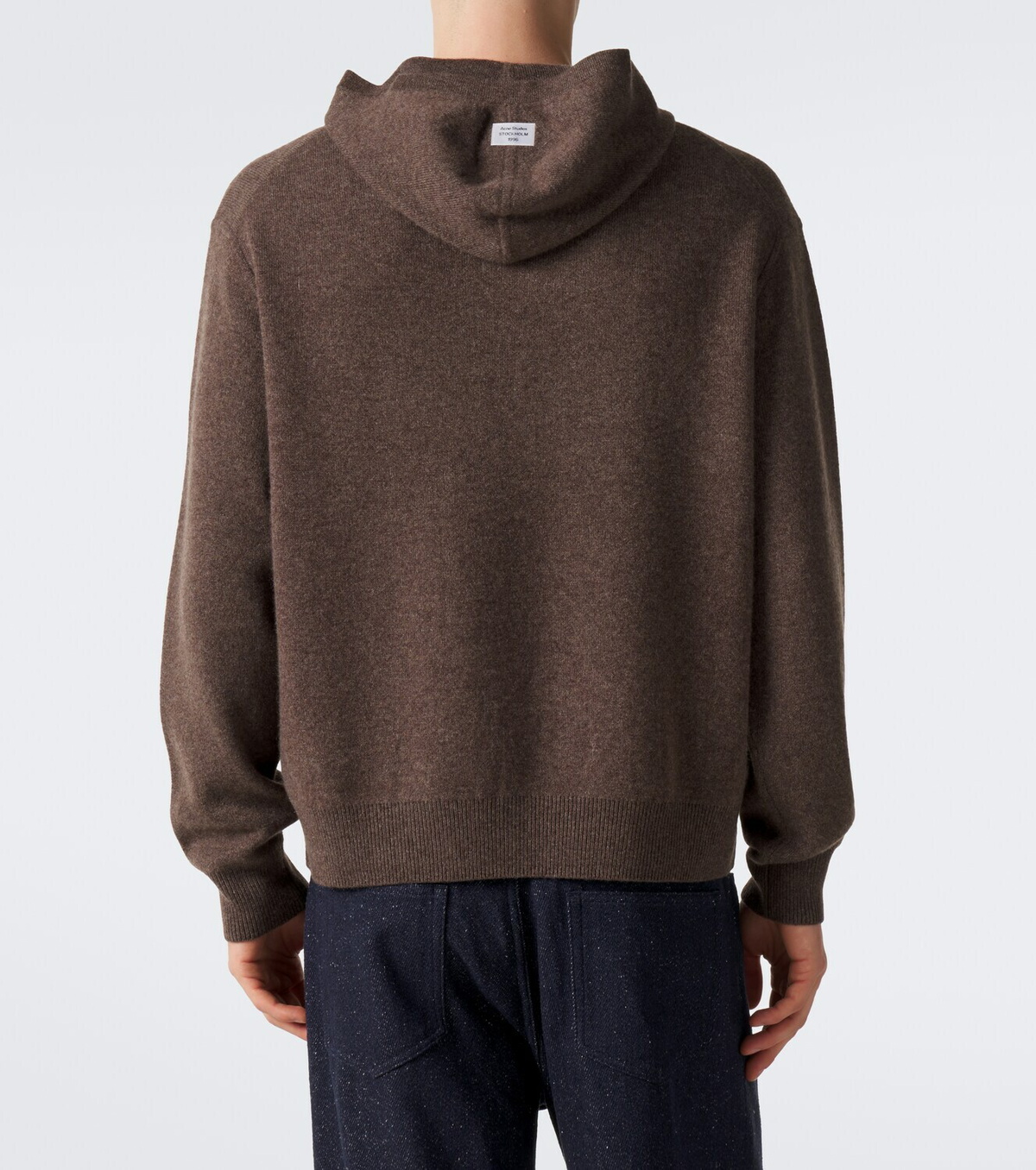 Acne Studios Knitted cashmere-blend hoodie