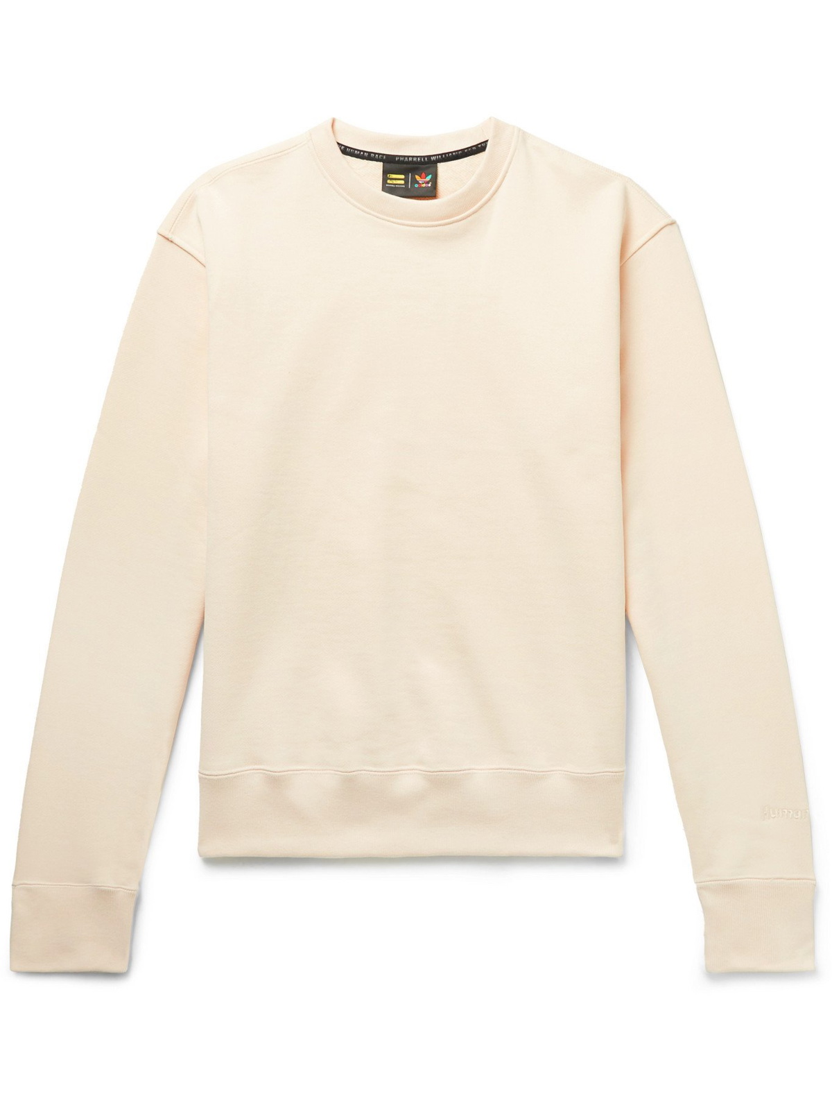 Photo: ADIDAS CONSORTIUM - Pharrell Williams Basics Loopback Cotton-Jersey Sweatshirt - Neutrals