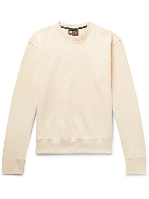 Photo: ADIDAS CONSORTIUM - Pharrell Williams Basics Loopback Cotton-Jersey Sweatshirt - Neutrals