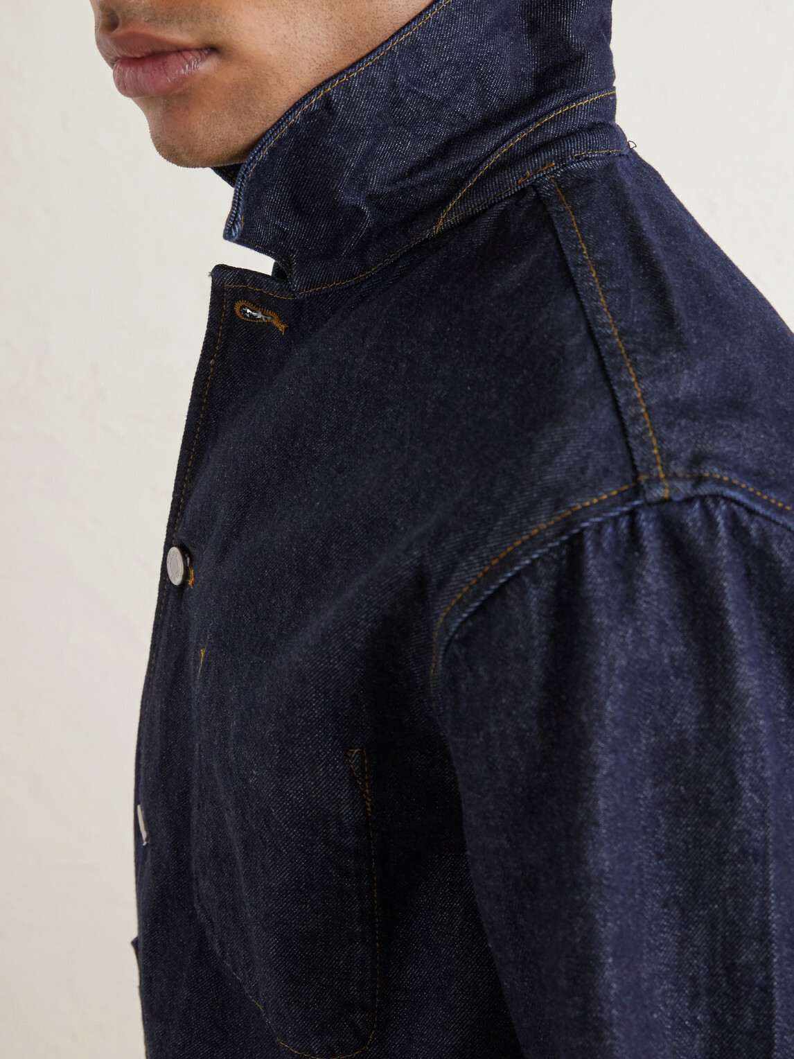 NN07 - Morgan 1843 Denim Overshirt - Blue