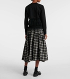 Noir Kei Ninomiya Ruffled cotton cardigan