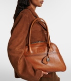 Miu Miu Vivant Medium leather bowling bag
