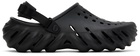 Crocs Black Echo Clogs