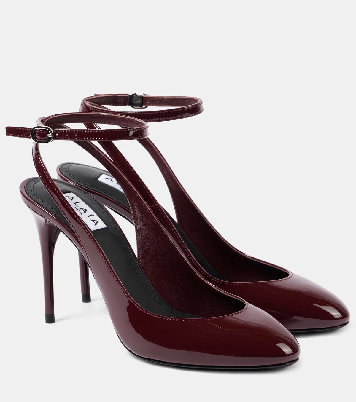 Alaïa Décolleté 90 patent leather pumps ALAÏA