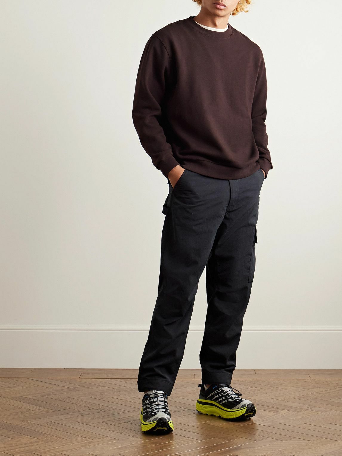 Lululemon - Steady State Cotton-Blend Jersey Sweatshirt - Brown