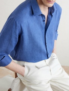 Charvet - Linen Shirt - Blue