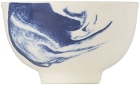 1882 Ltd. Blue & White Indigo Storm Handleless Mug