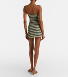 Oséree Lumière striped minidress
