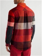 Aztech Mountain - Loge Peak Shell-Panelled Checked Brushed-Cotton Ski Overshirt - Red