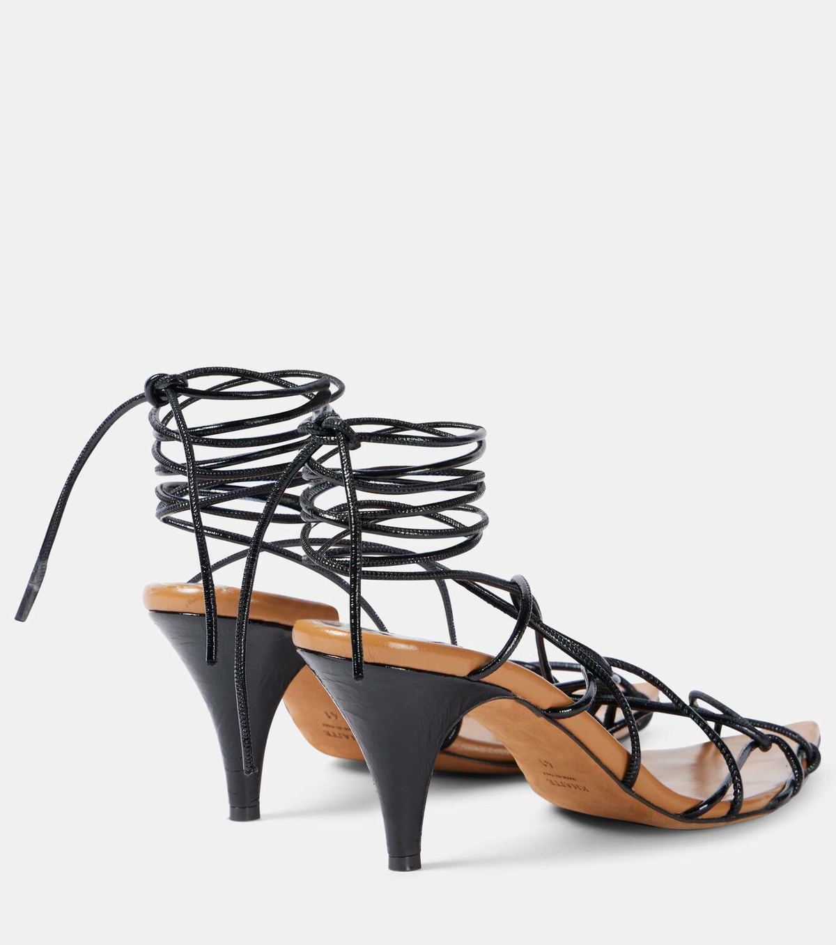 【Khaite】 Arden 75レザーサンダル Arden 75 leather sandals in red - Khaite | Mytheresa