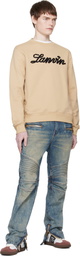 Lanvin Tan 'Lanvin Ribbon' Sweatshirt