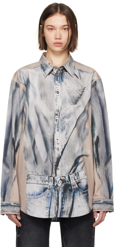 Photo: Y/Project Beige Trompe L'oeil Shirt