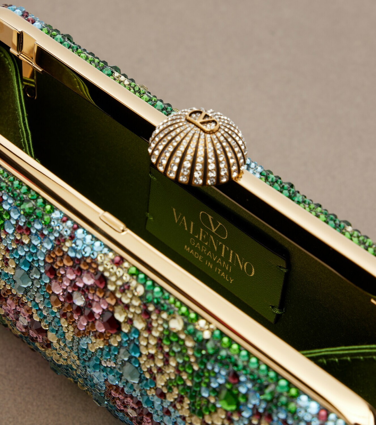 Valentino Garavani Carry Secrets embellished clutch