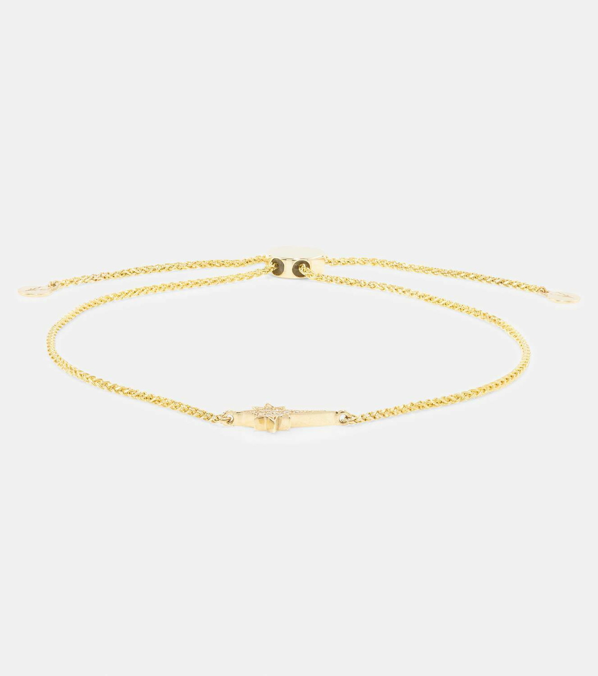 Robinson Pelham North Star 14kt gold bracelet with diamonds