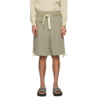 Nicholas Daley Khaki Pullcord Shorts
