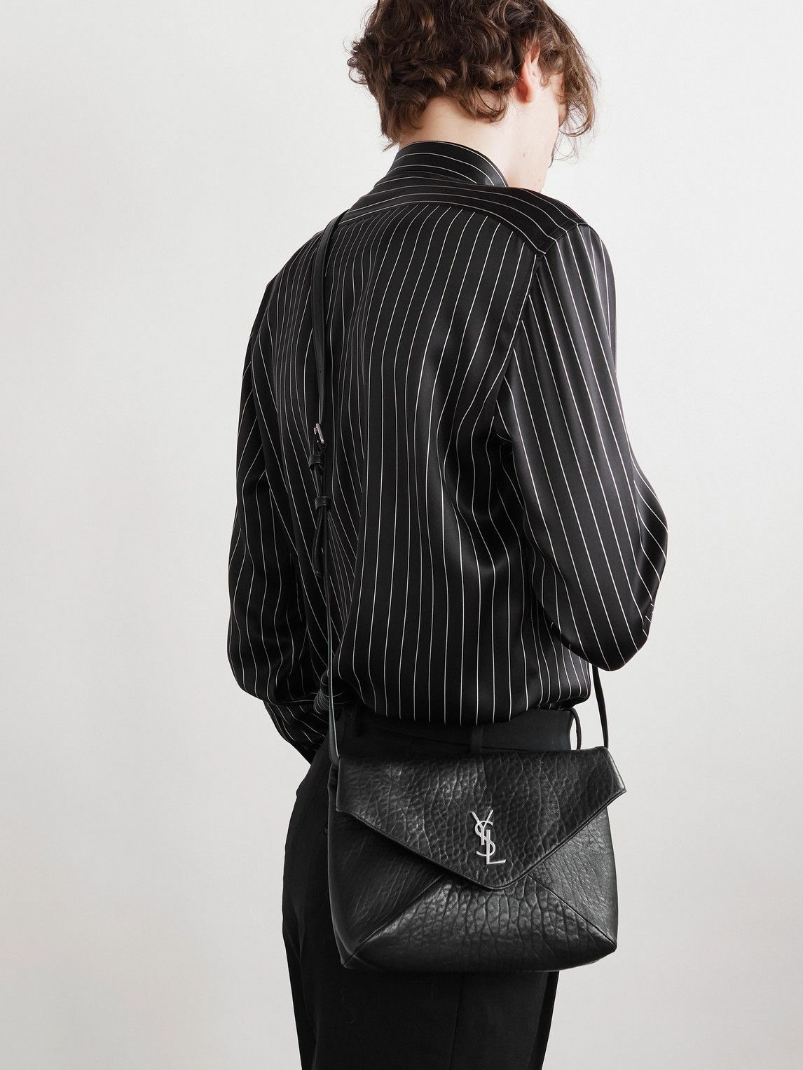 【関税&送料込】Saint Laurent Black Cassandre Logo Top In Si Cassandre Tank Top | Saint Laurent | YSL PT