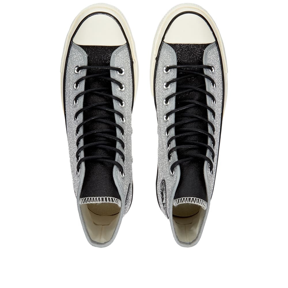 Converse womens silver glitter hot sale sneakers