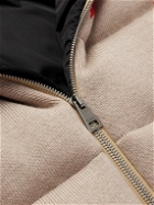 Alanui - Icon Quilted Padded Wool-Jacquard Down Jacket - Neutrals