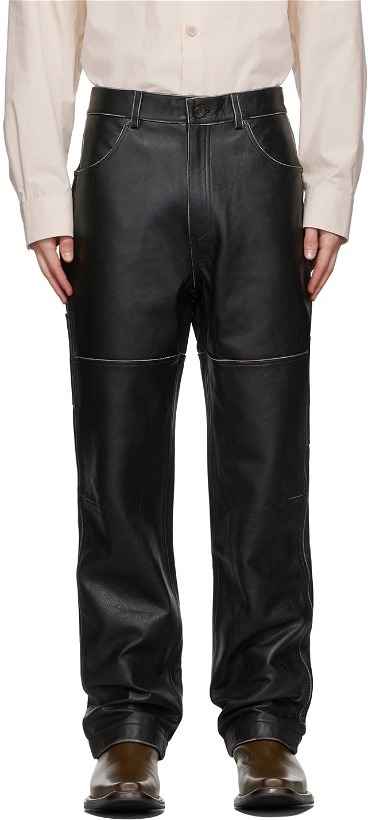 Photo: Andersson Bell Black New Mexico Leather Pants