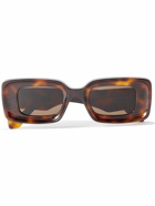 Loewe - Anagram Rectangular-Frame Tortoiseshell Acetate Sunglasses