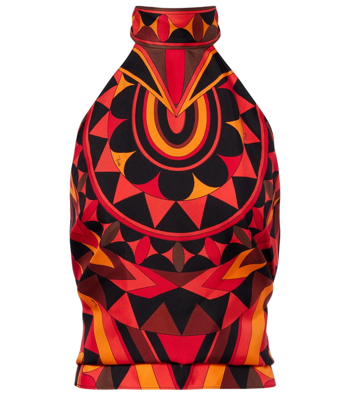 Photo: Pucci Manuba silk twill top