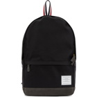 Thom Browne Black Unstructured Nylon Backpack