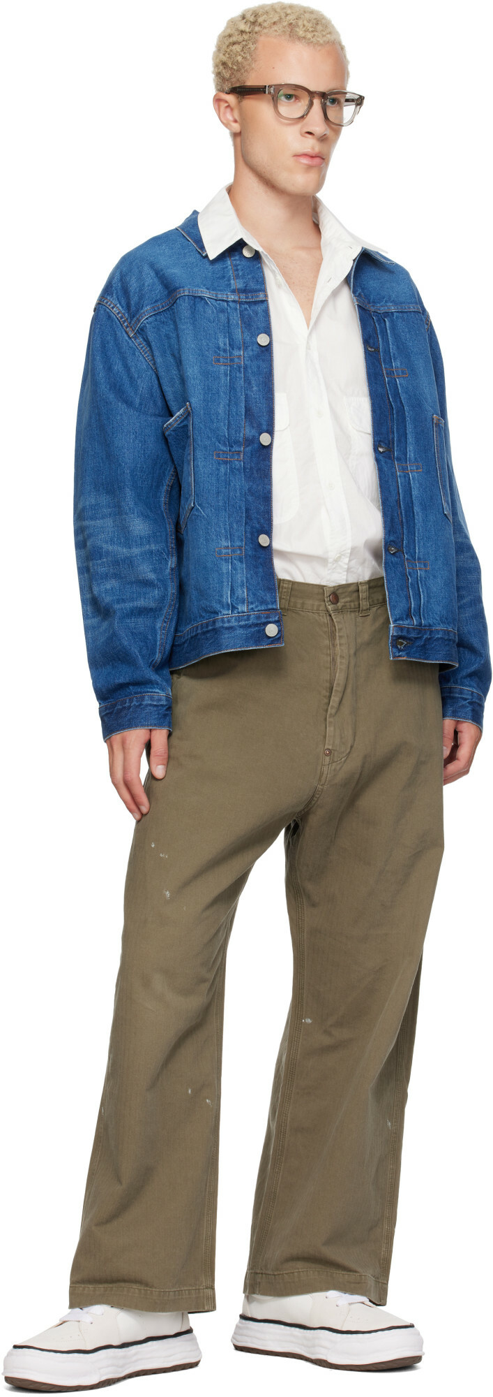 Ordinary Fits Khaki Bell Trousers