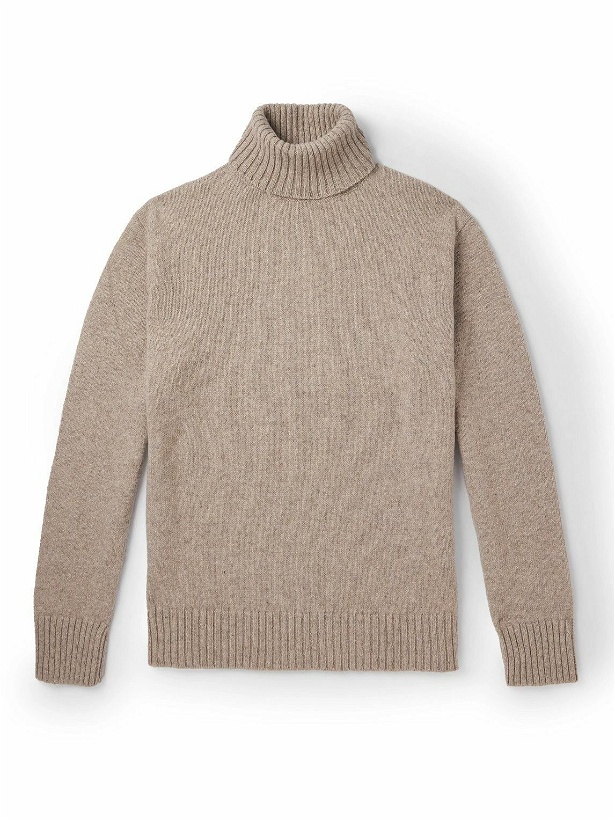 Photo: Universal Works - Wool-Blend Rollneck Sweater - Neutrals