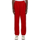 SSENSE WORKS SSENSE Exclusive Jeremy O. Harris Red Cursive Text Lounge Pants