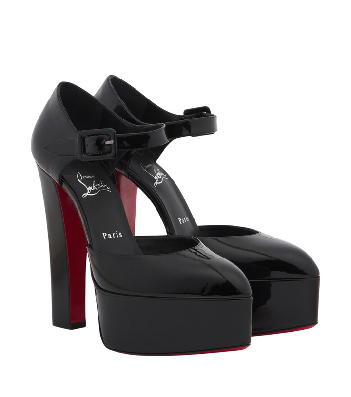 Photo: Christian Louboutin Jenna patent leather platform pumps